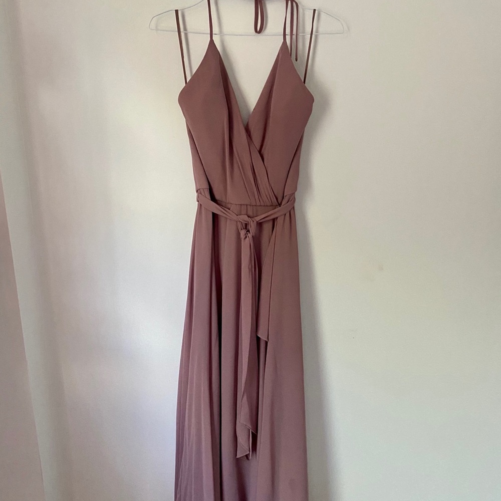 Amsale bridesmaid dress - Carmelle in Mauve